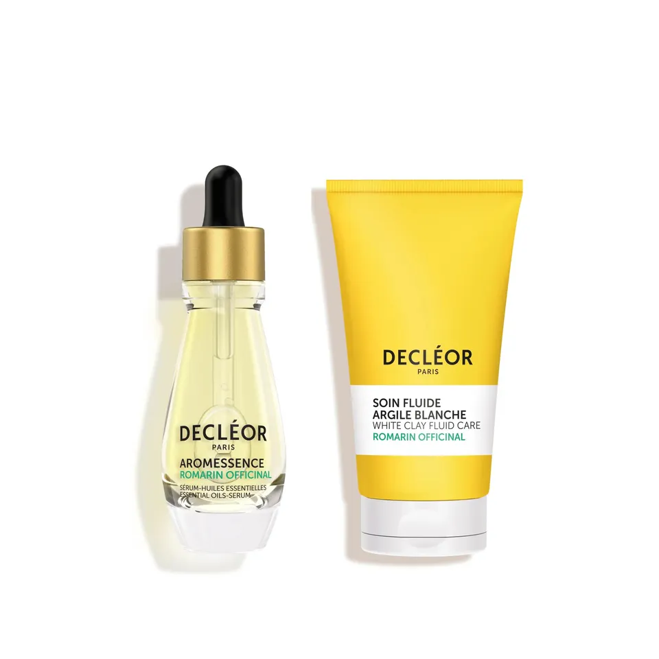 Decléor Oily Skin Stop Duo verzorgingsset 2-delig rozemarijn