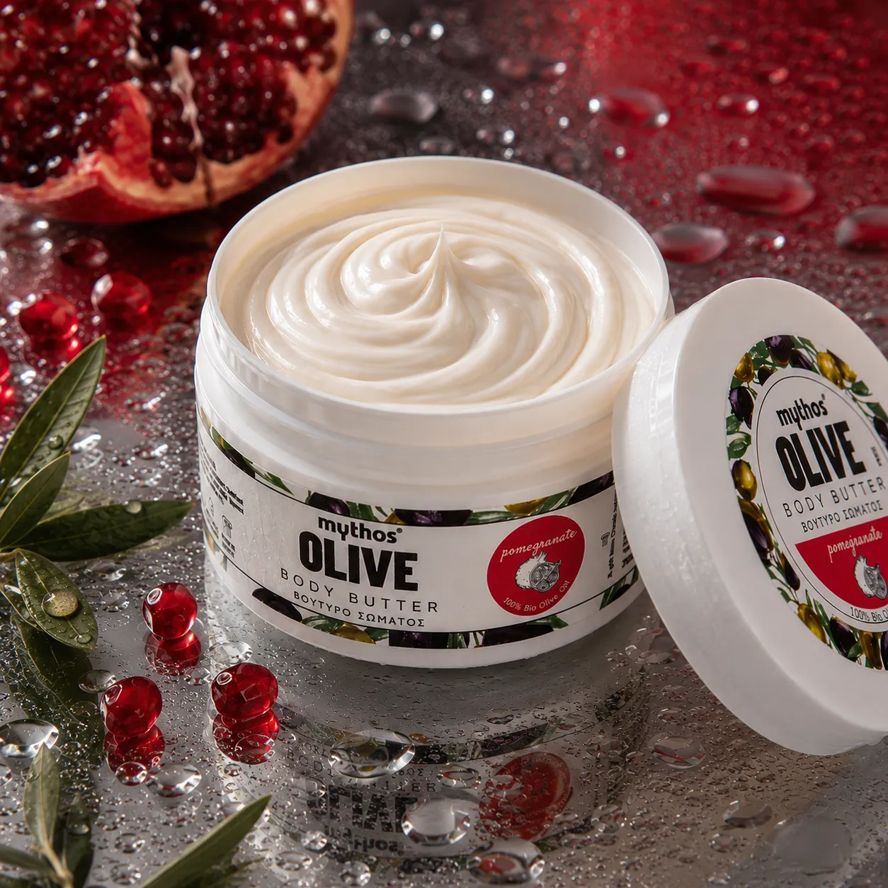 Mythos Olive Lichaamsboter Granaatappel 200 ml Shea