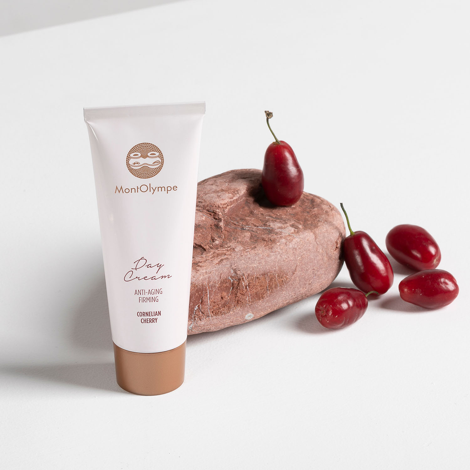 MontOlympe verstevigende anti-aging dagcrème rozenbottel