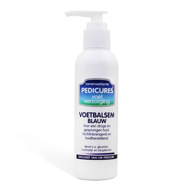 Samenwerkende Pedicures Voetbalsem Blauw voetcreme 150 ml verkoelend