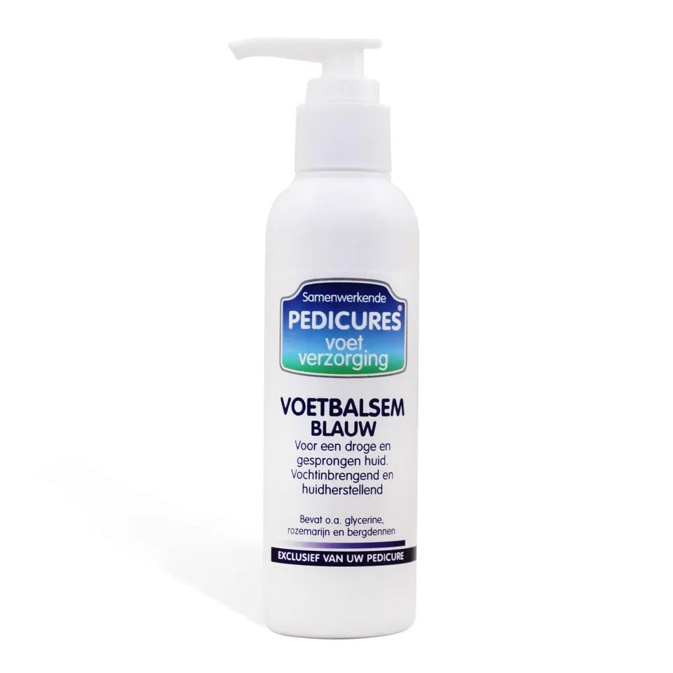 Samenwerkende Pedicures Voetbalsem Blauw voetcreme 150 ml verkoelend