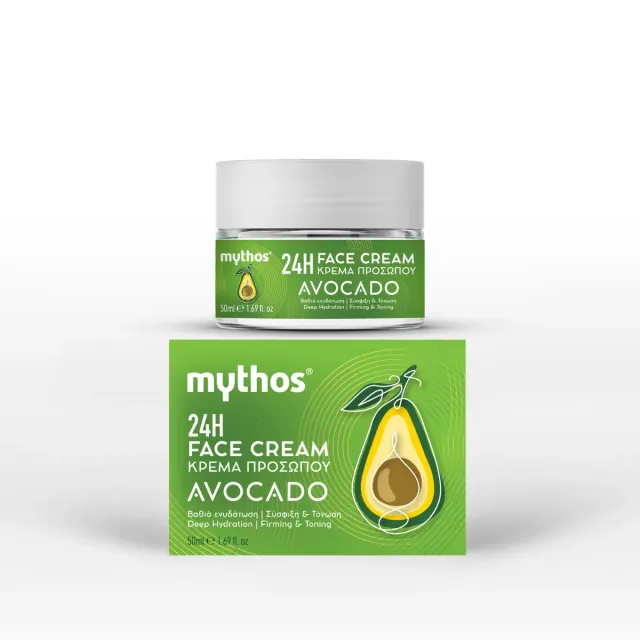 Mythos Avocado 24h gezichtscrème 50ml hydraterend