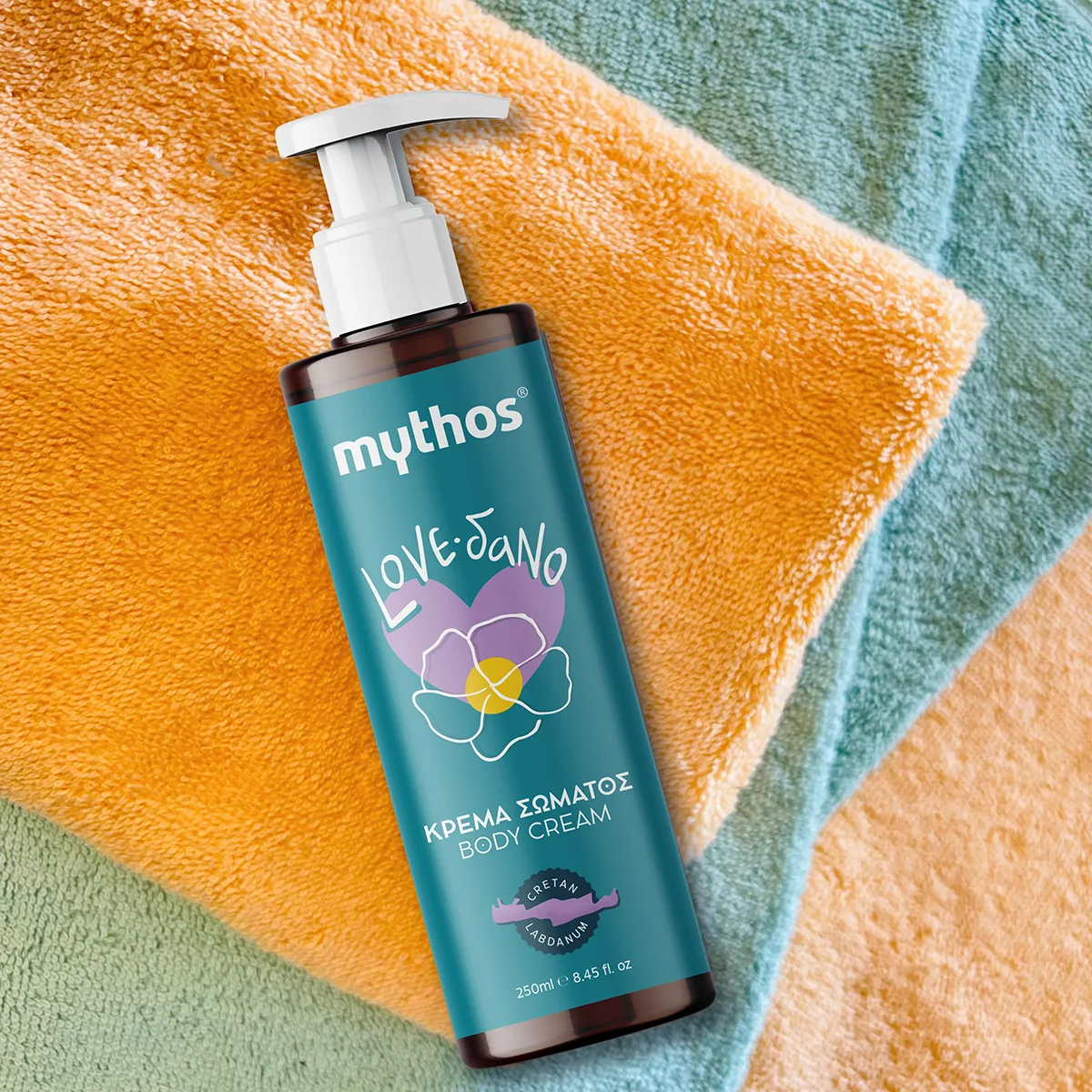 Mythos Labdanum lichaamscrème 250ml niet vettig