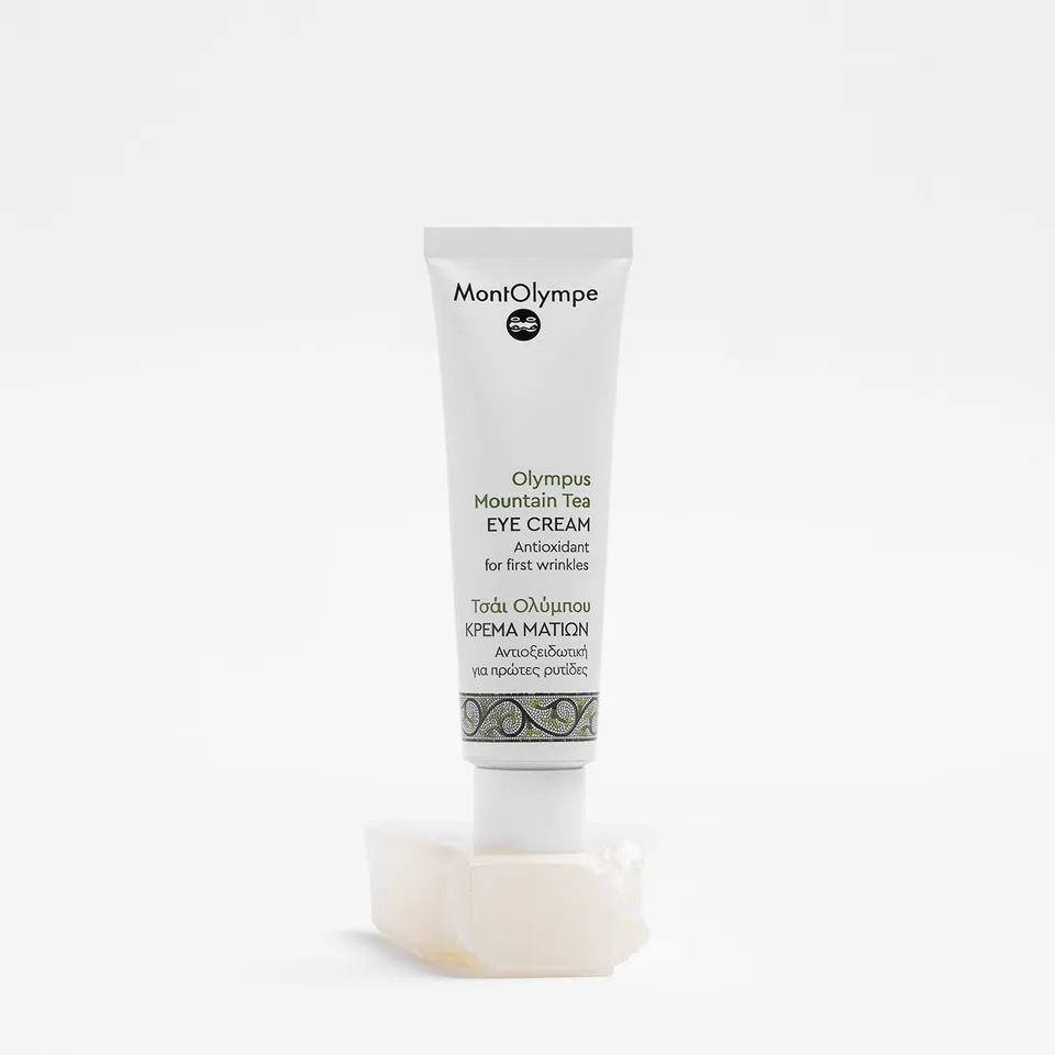 MontOlympe Olympus Mountain Tea oogcrème eerste lijntjes