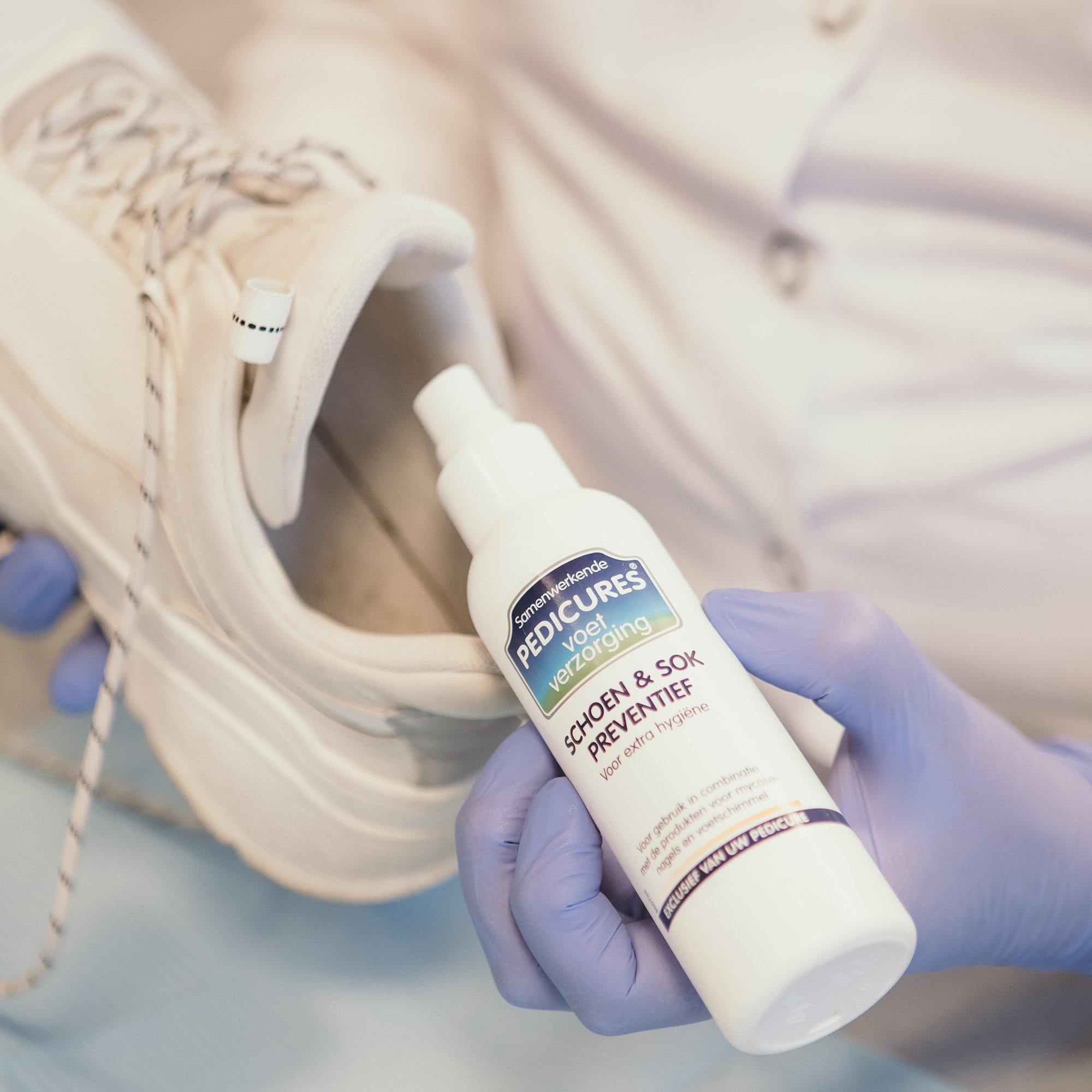 Samenwerkende Pedicures Schoen & Sok spray kamfer
