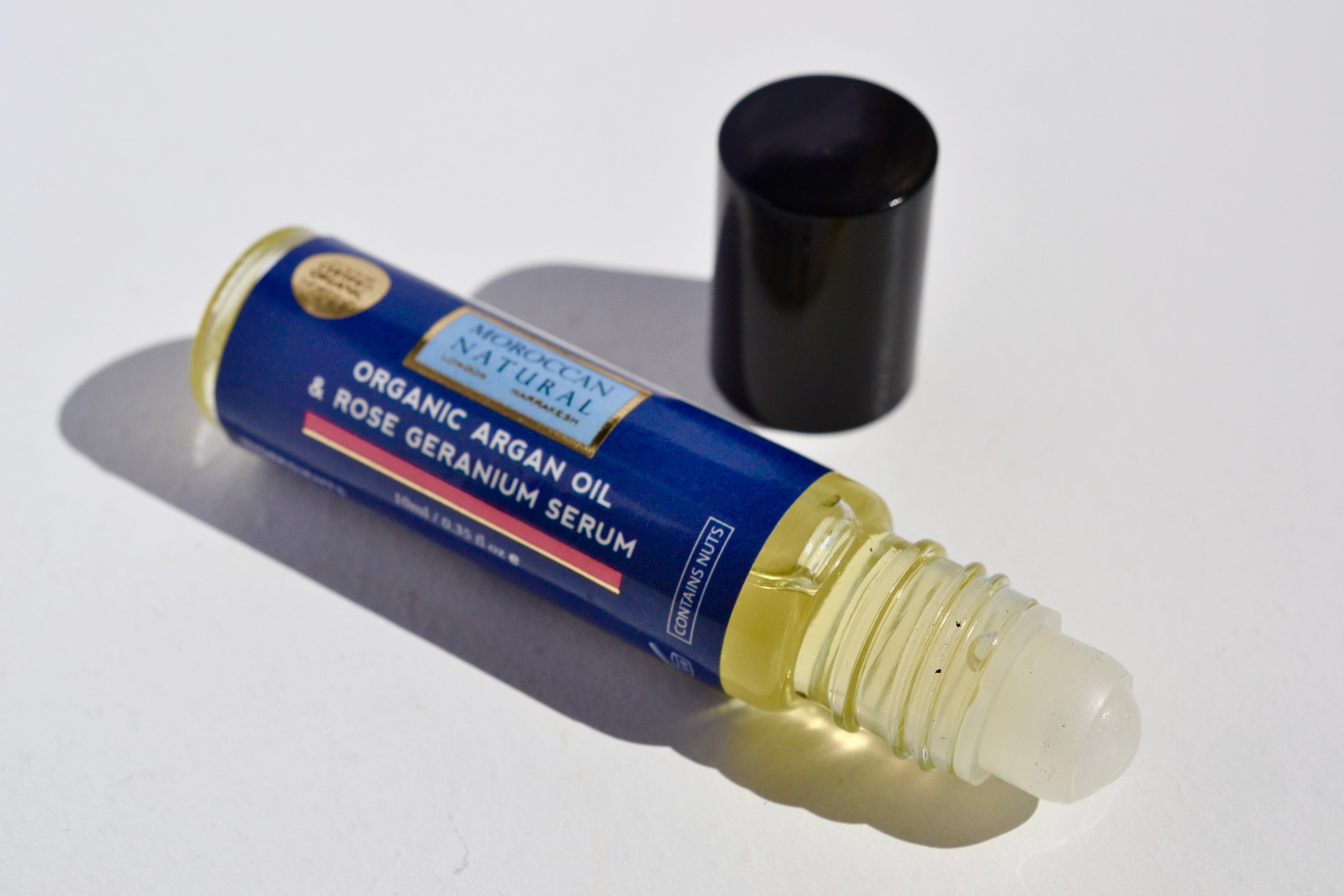 Manatude Organic Argan Rose Geranium serum roller 10 ml