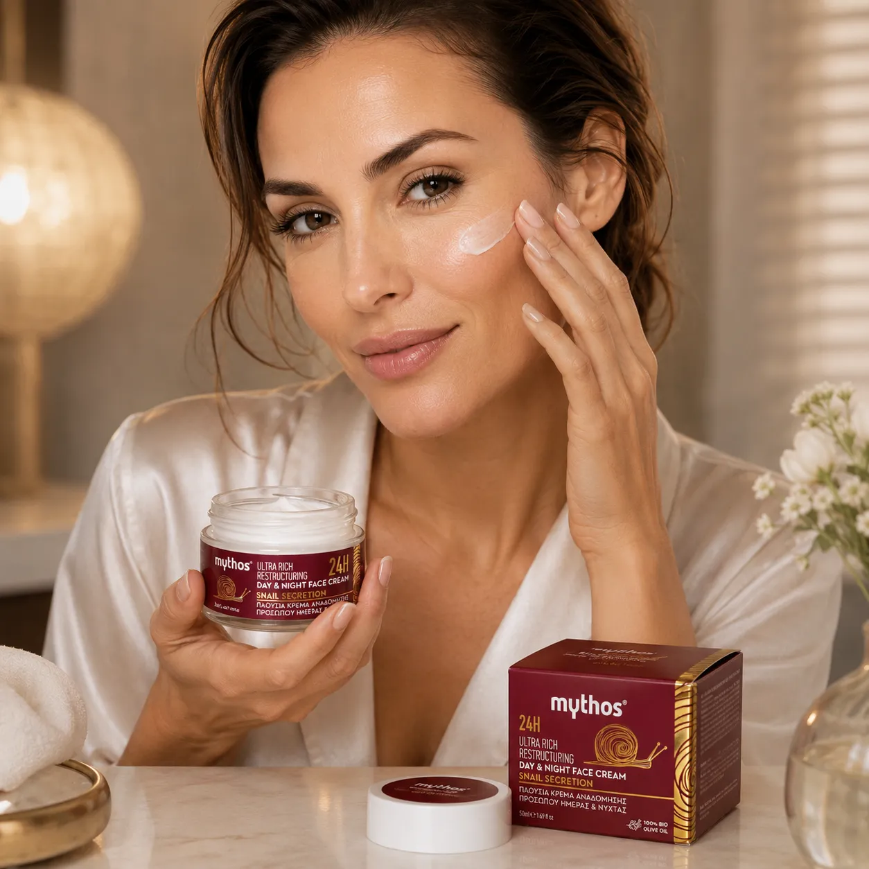 Mythos Snail 24h Gezichtscrème 50ml Slak