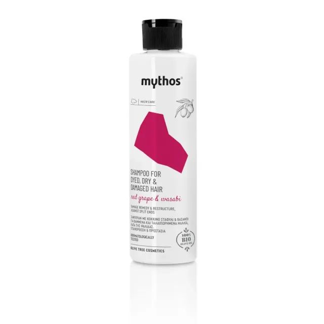 Mythos Olive shampoo droog haar 200 ml herstellend