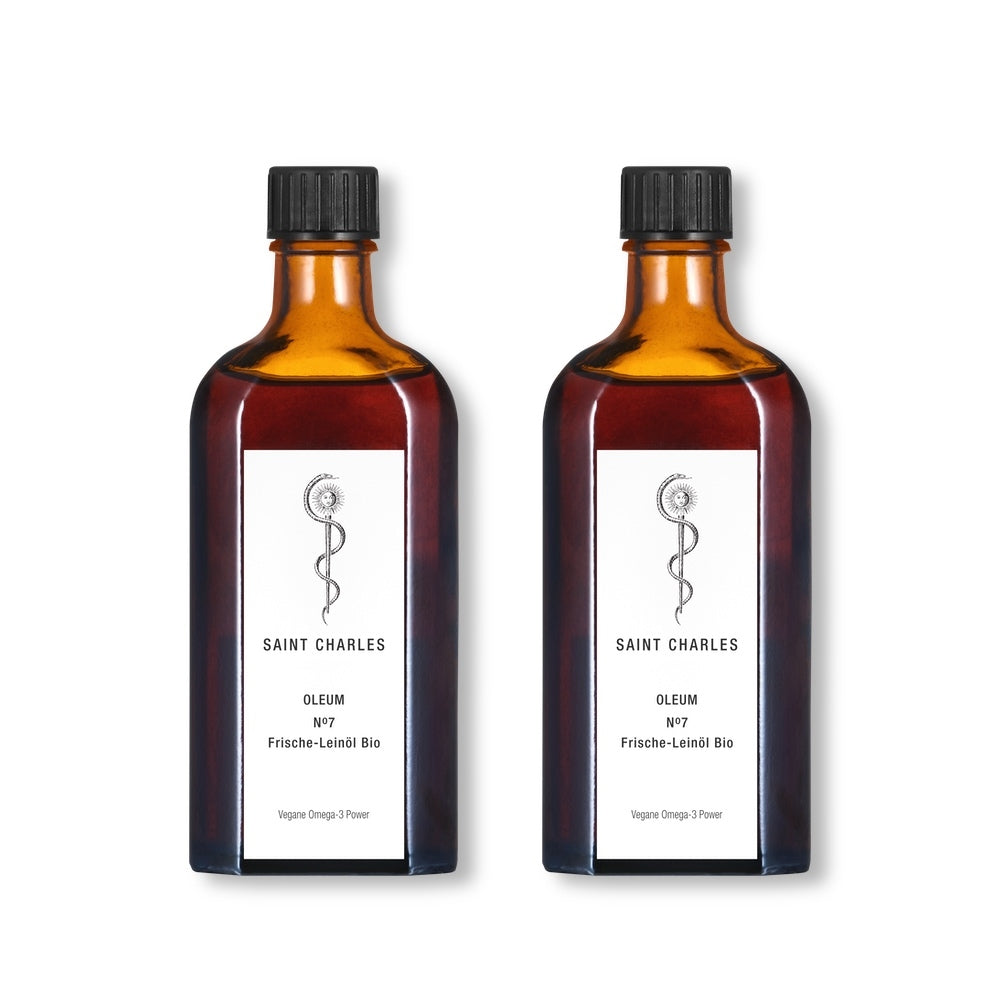 Saint Charles Frische-Leinöl bio lijnzaadolie 2 x 250 ml