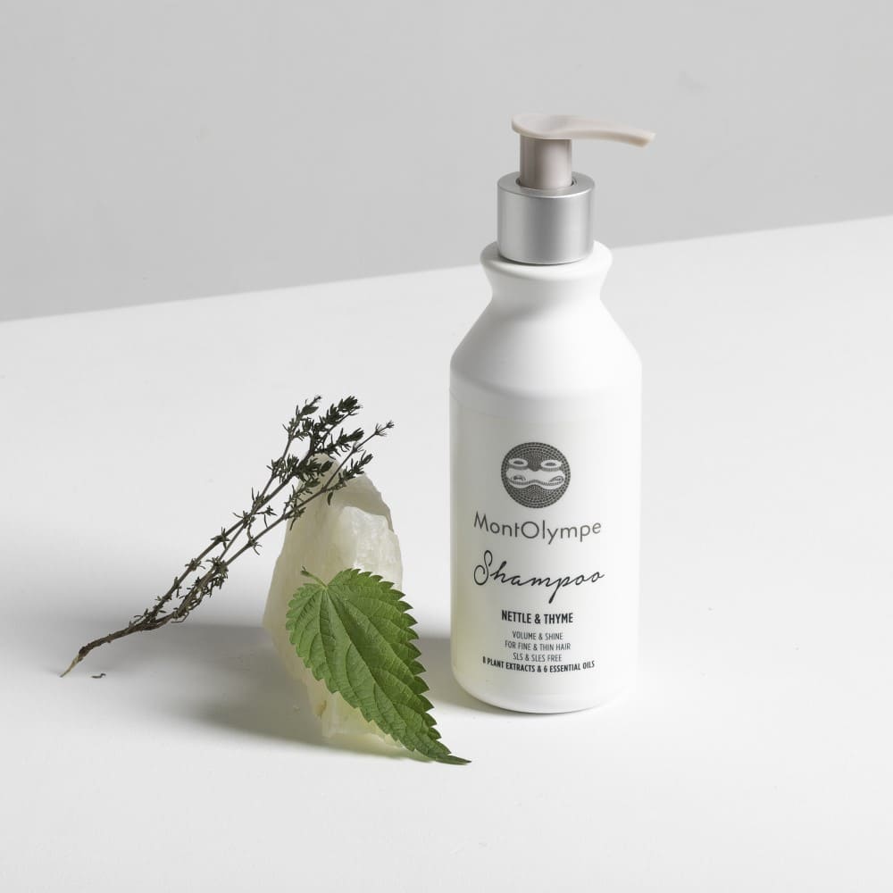 MontOlympe Nettle & Thyme shampoo brandnetel fijn haar