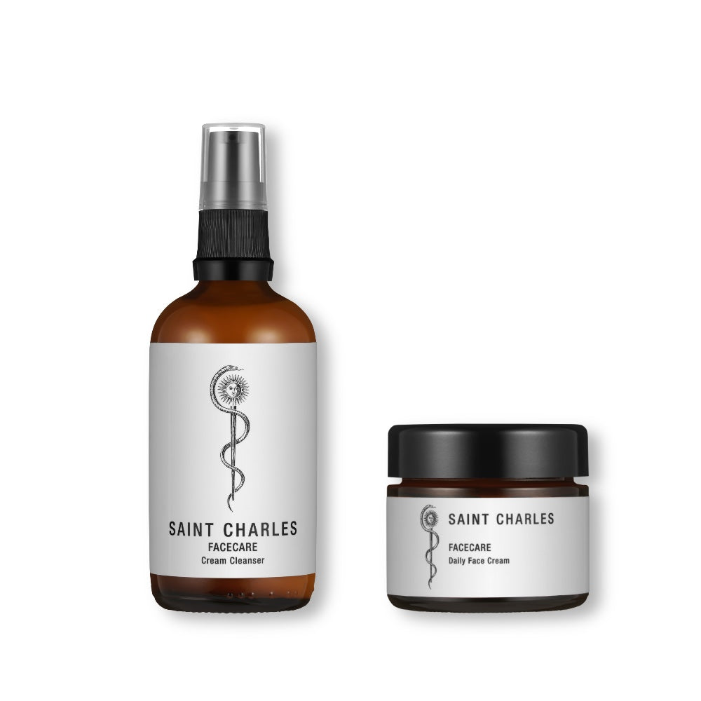 Saint Charles Herbal Facecare gezichtsset reiniger crème