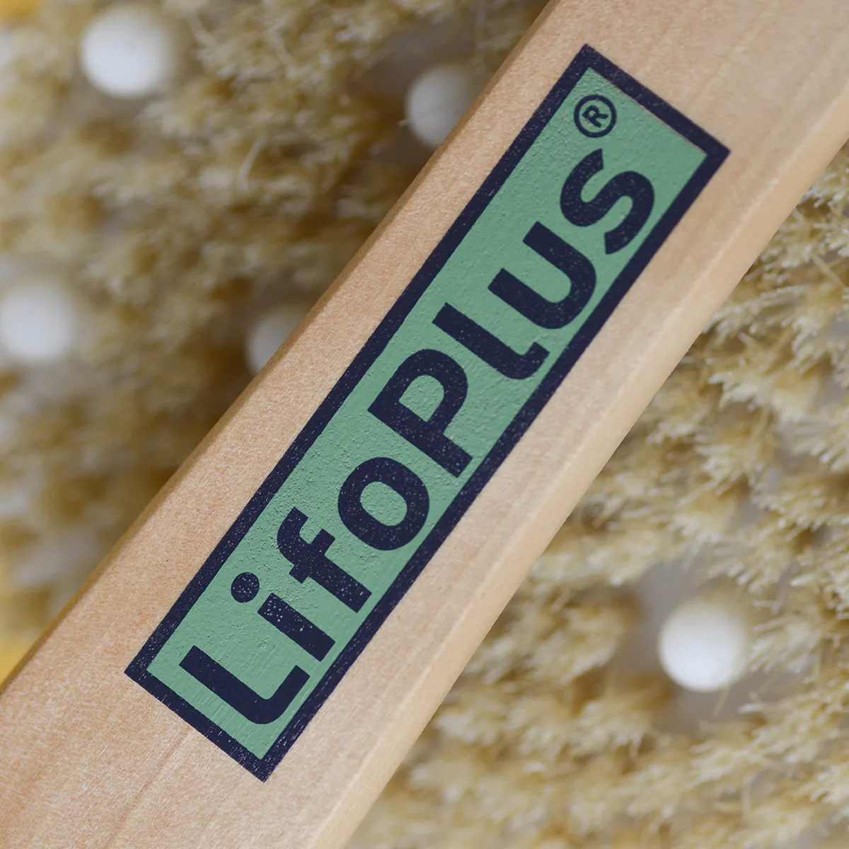 Lifoplus rugborstel bamboe natuurlijk haar