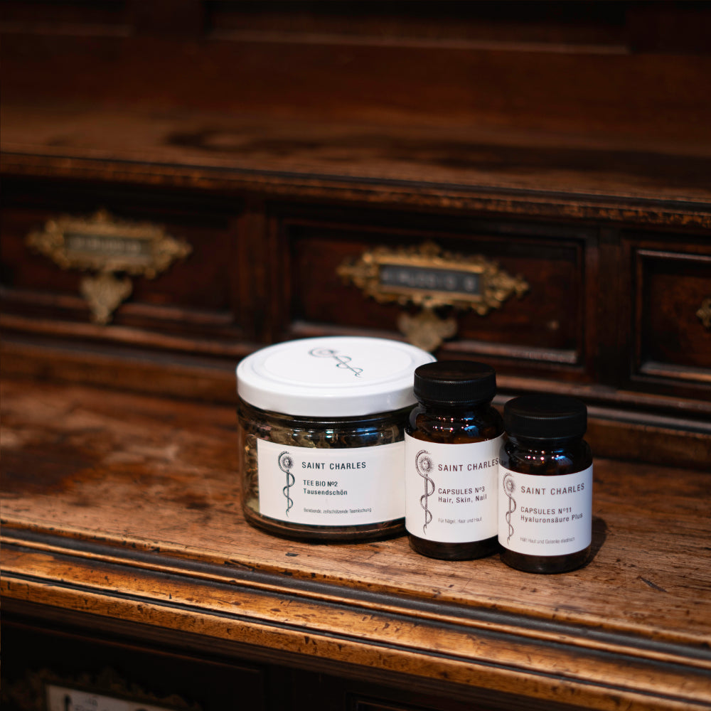 Saint Charles Inner Beauty Set capsules thee huid haar