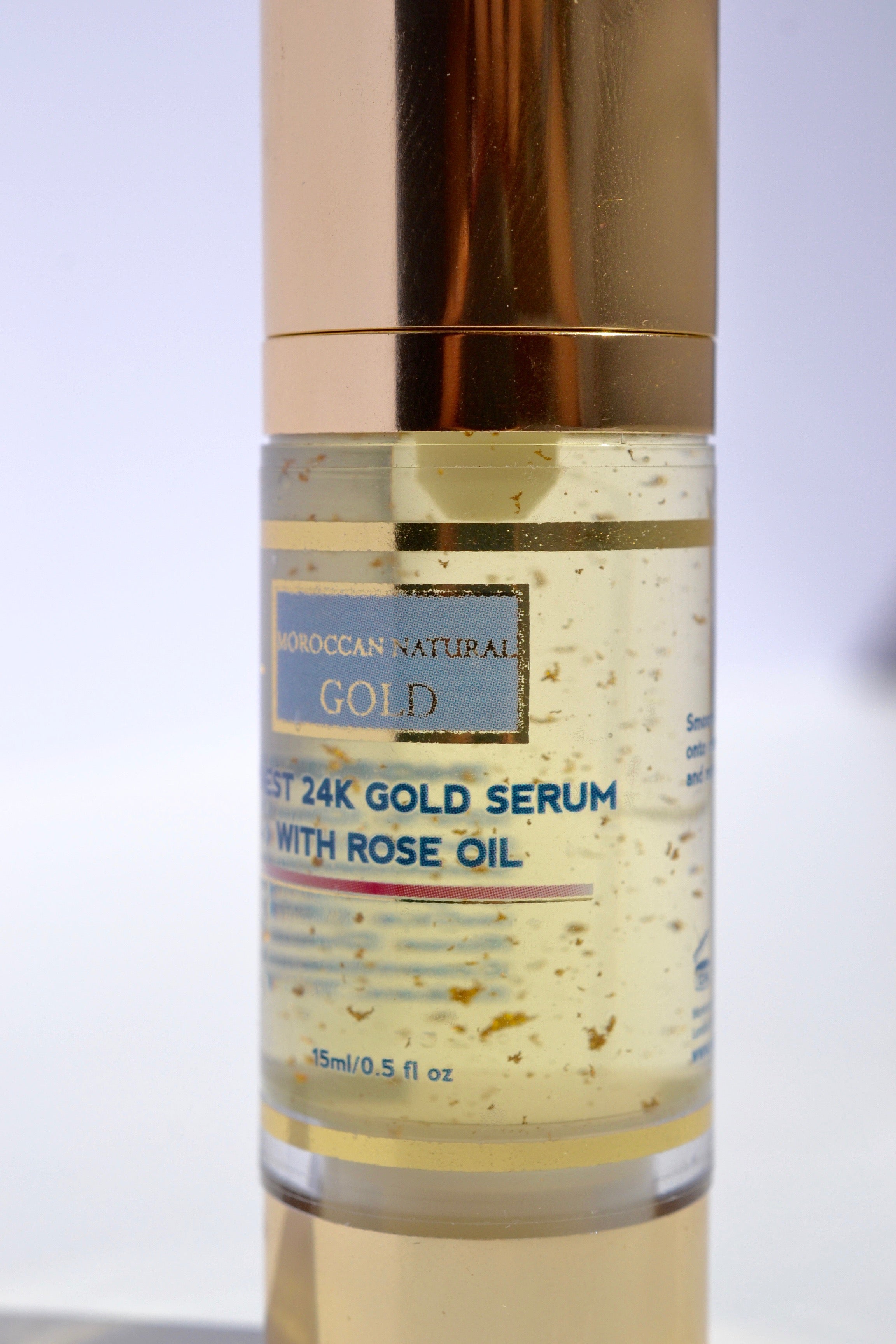 Manatude 24K Gold gezichtsserum 15ml met rozenolie
