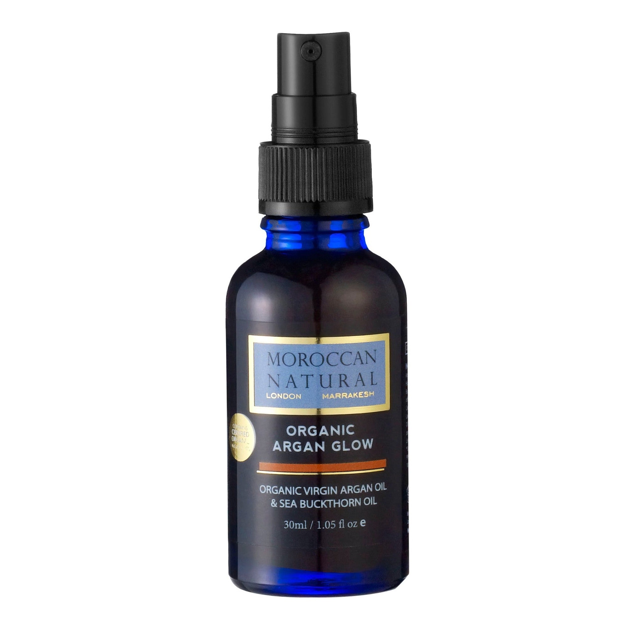 Manatude Organic Argan Glow Gezichtsolie Duindoorn dofheid