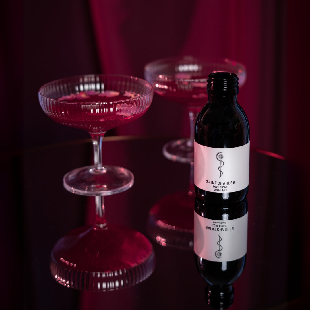 Saint Charles Love Divine Spirit Cocktail hibiscus