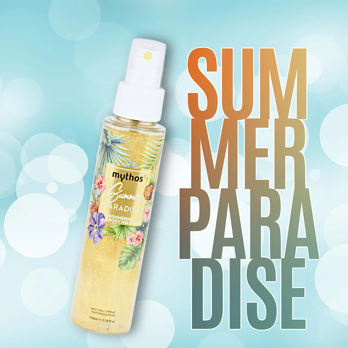 Mythos Body Mist Summer Paradise 100 ml Shimmer Kokos