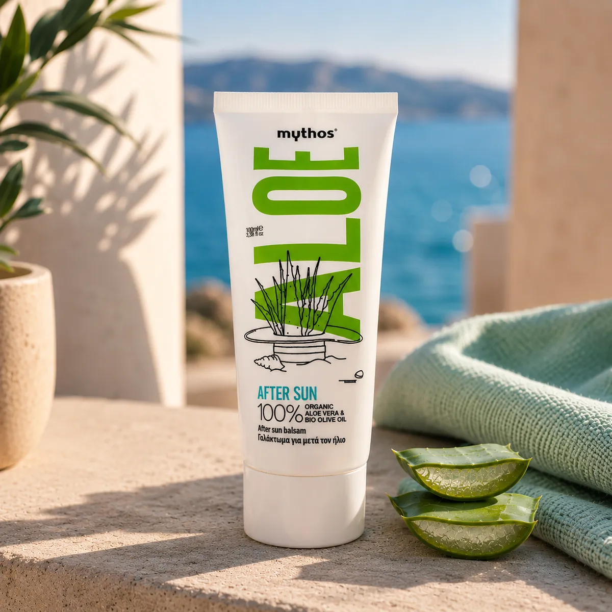 Mythos Aloe after sun melk 100ml aloë vera