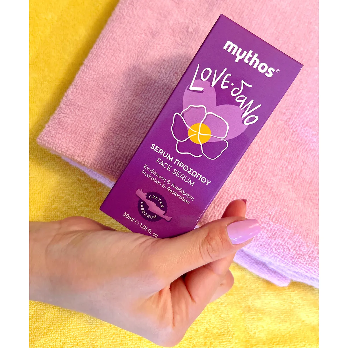 Mythos Labdanum gezichtsserum 30ml hyaluronzuur