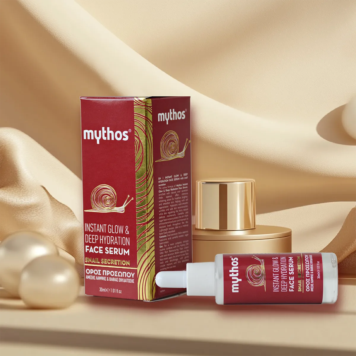Mythos Snail gezichtsserum 30 ml slakkenslijm