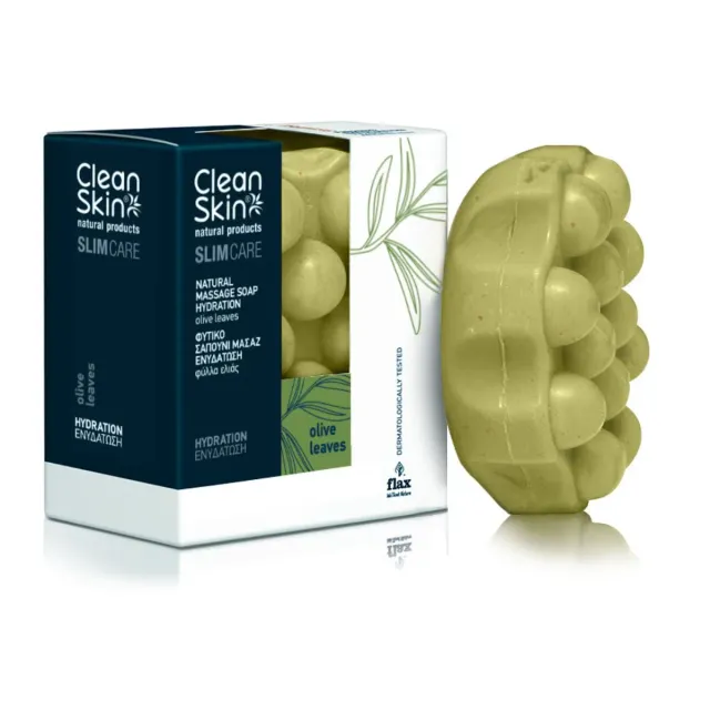 Cleanskin Olijfblad massagezeep 100g natuurlijk