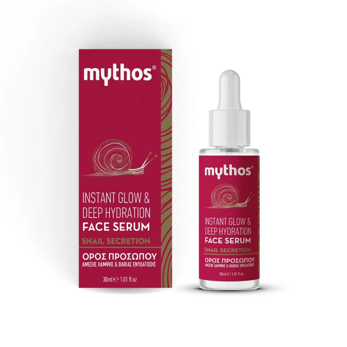 Mythos Snail gezichtsserum 30 ml slakkenslijm