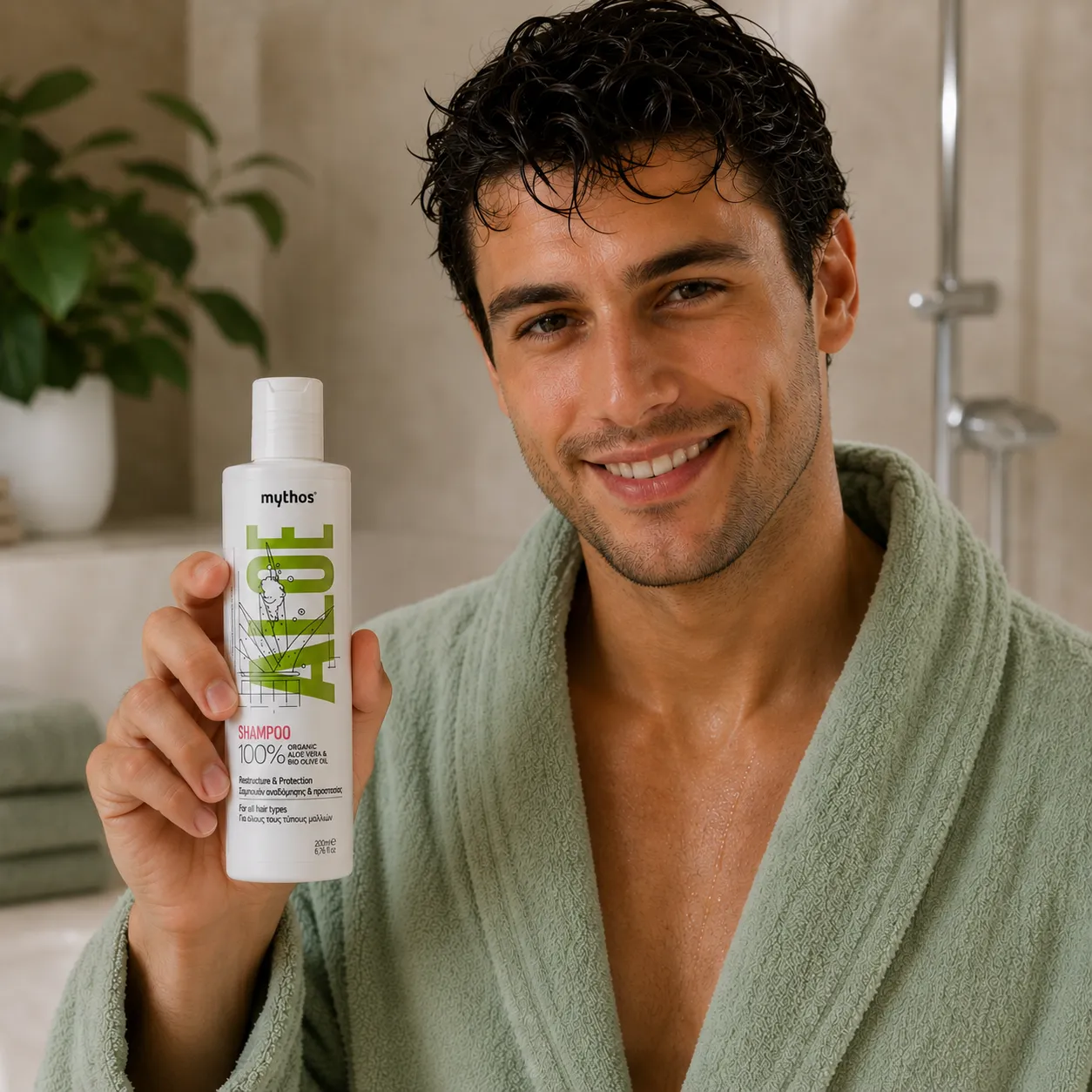 Mythos Aloe shampoo 200ml alle haartypes