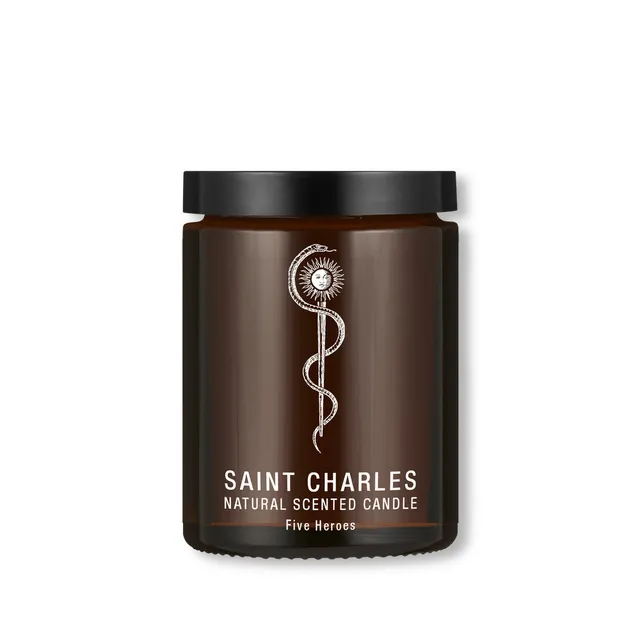 Saint Charles Five Heroes geurkaars eucalyptus 30 uur