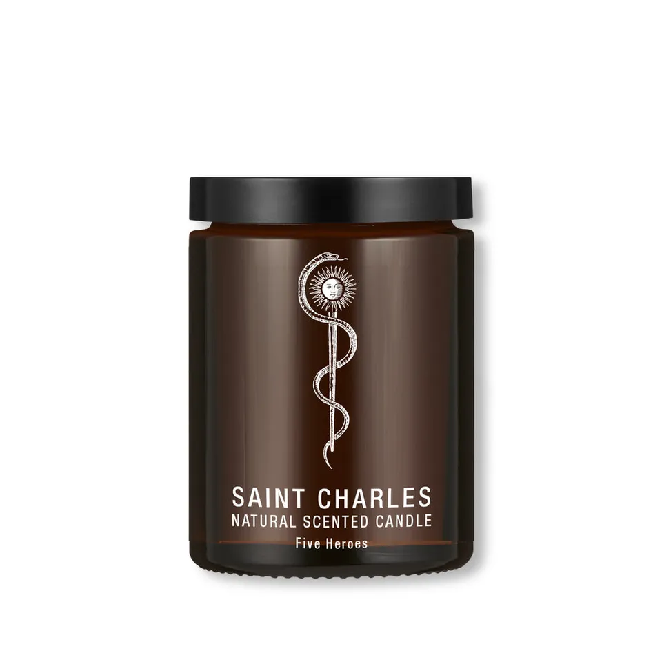 Saint Charles Five Heroes geurkaars eucalyptus 30 uur
