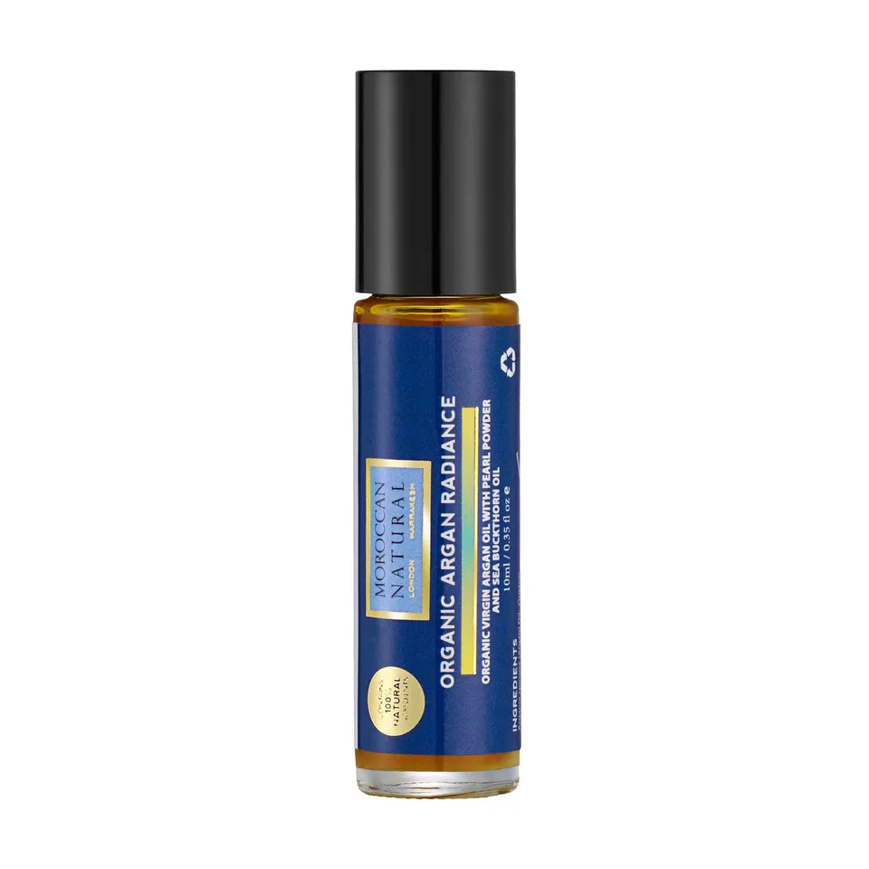 Manatude Organic Argan Radiance Rollerball Olie 10 ml onderweg