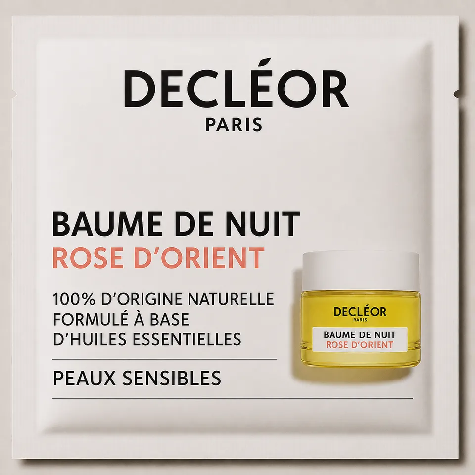 Decléor Oriental Rose Nachtbalsem monster 1 stuk roos