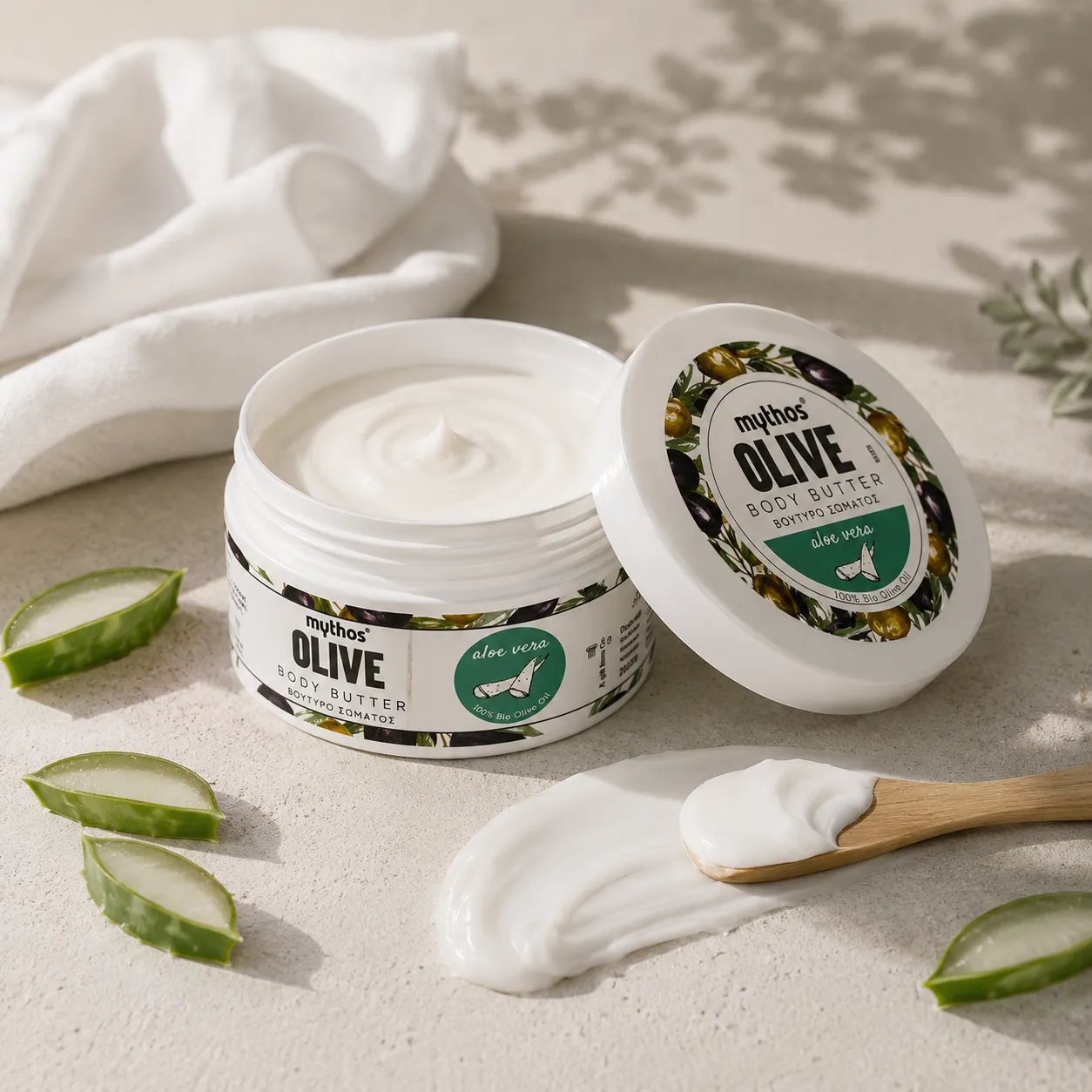 Mythos Olive bodybutter 200ml aloë voedend