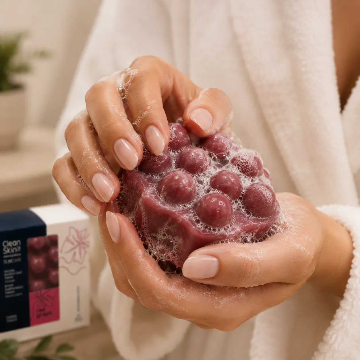 Mythos Cleanskin Rode Druif massagezeep 100g korrel