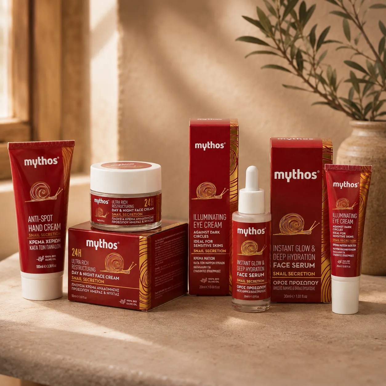 Mythos Snail oogcrème 20 ml slakkenslijm