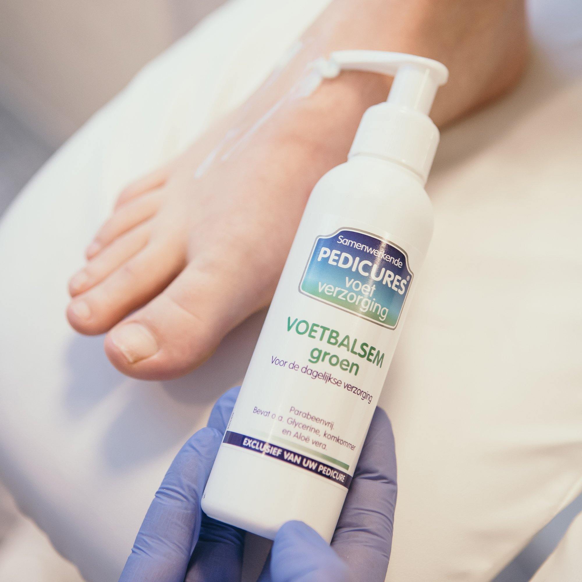 Samenwerkende Pedicures Voetbalsem Groen 150 ml Aloë Vera