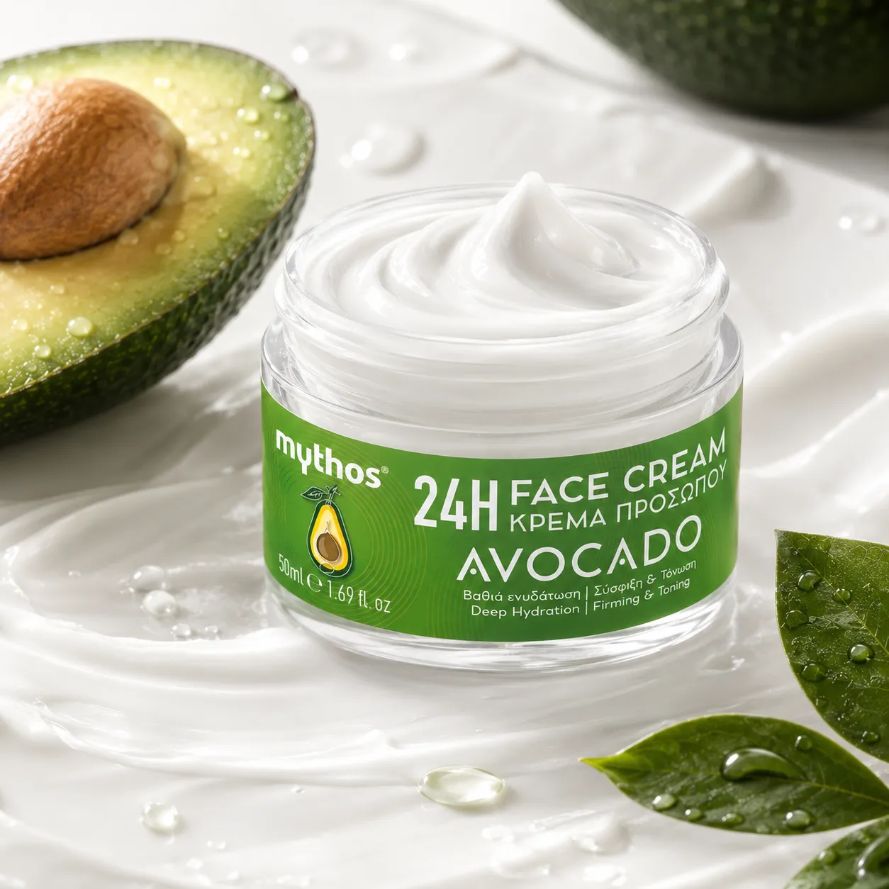 Mythos Avocado 24h gezichtscrème 50ml hydraterend