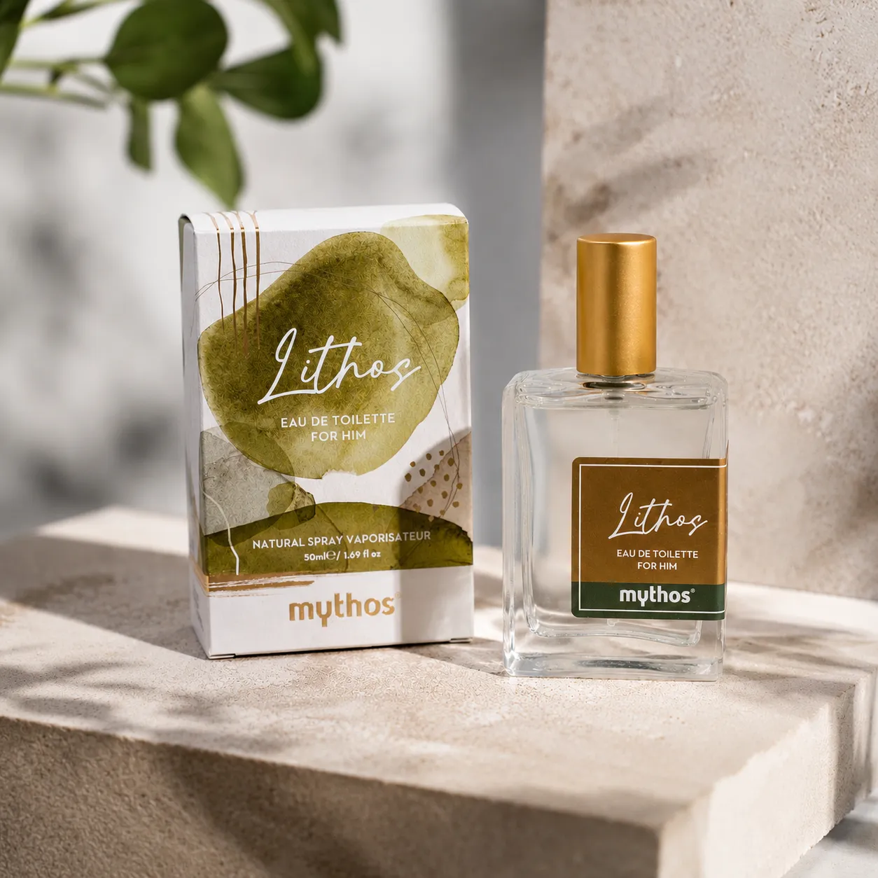 Mythos Lithos eau de toilette man 50 ml houtig