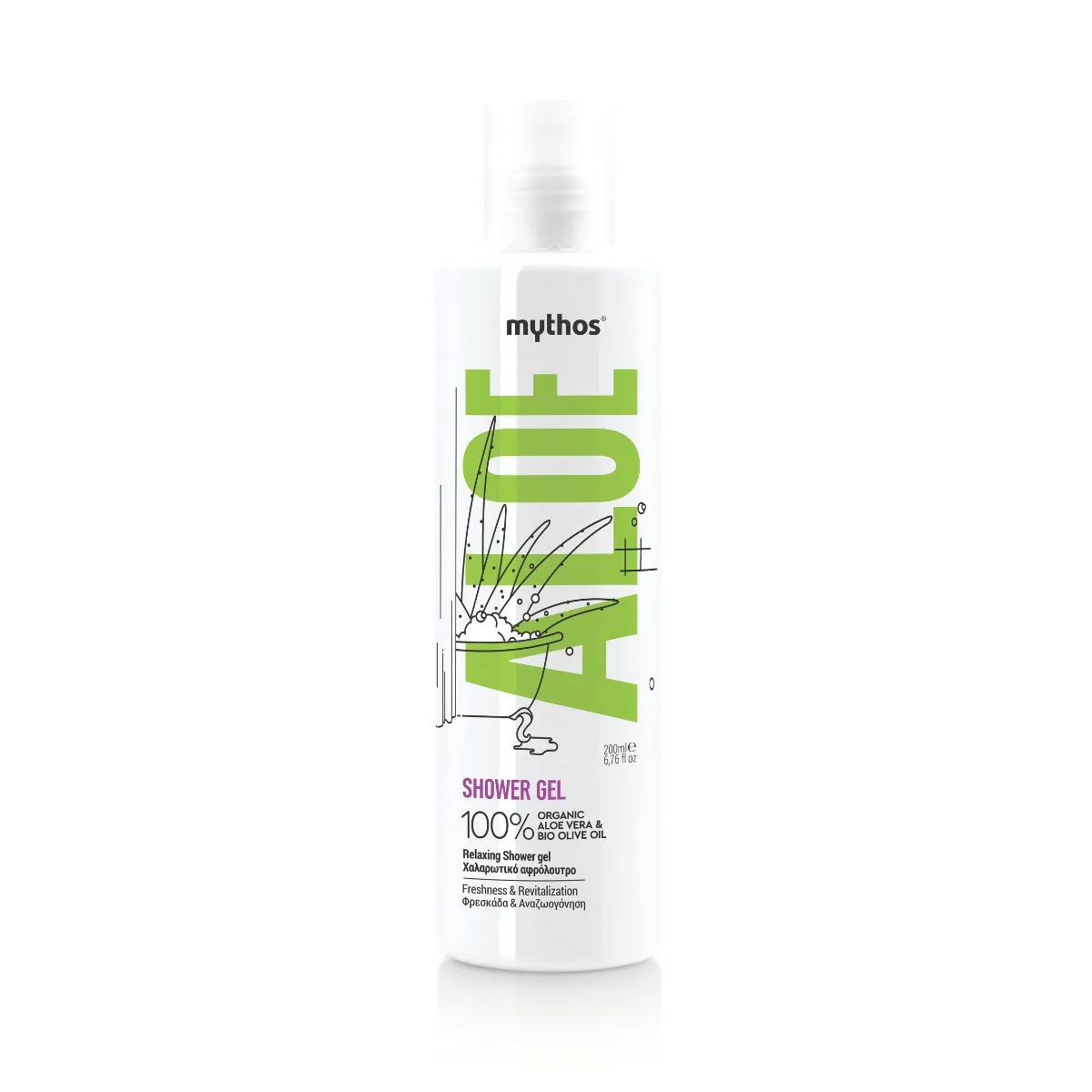 Mythos Aloe douchegel 200 ml ontspannend
