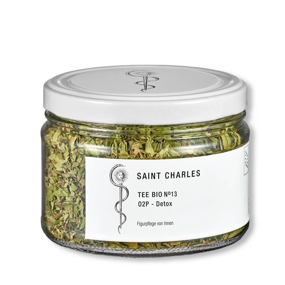 Saint Charles Tee N°13 O2P detox thee bio glas