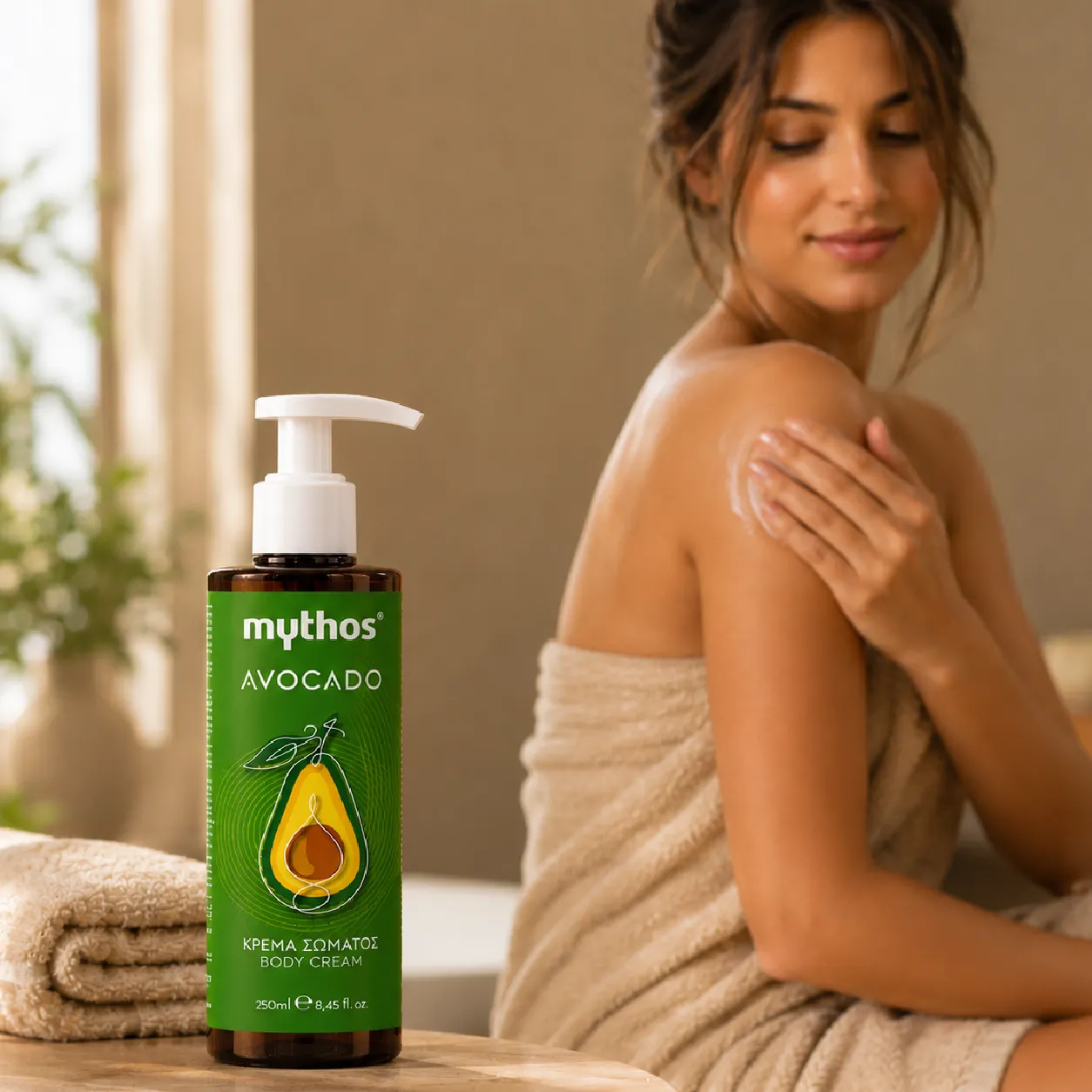 Mythos Avocado Bodycrème 250 ml met Olijfolie