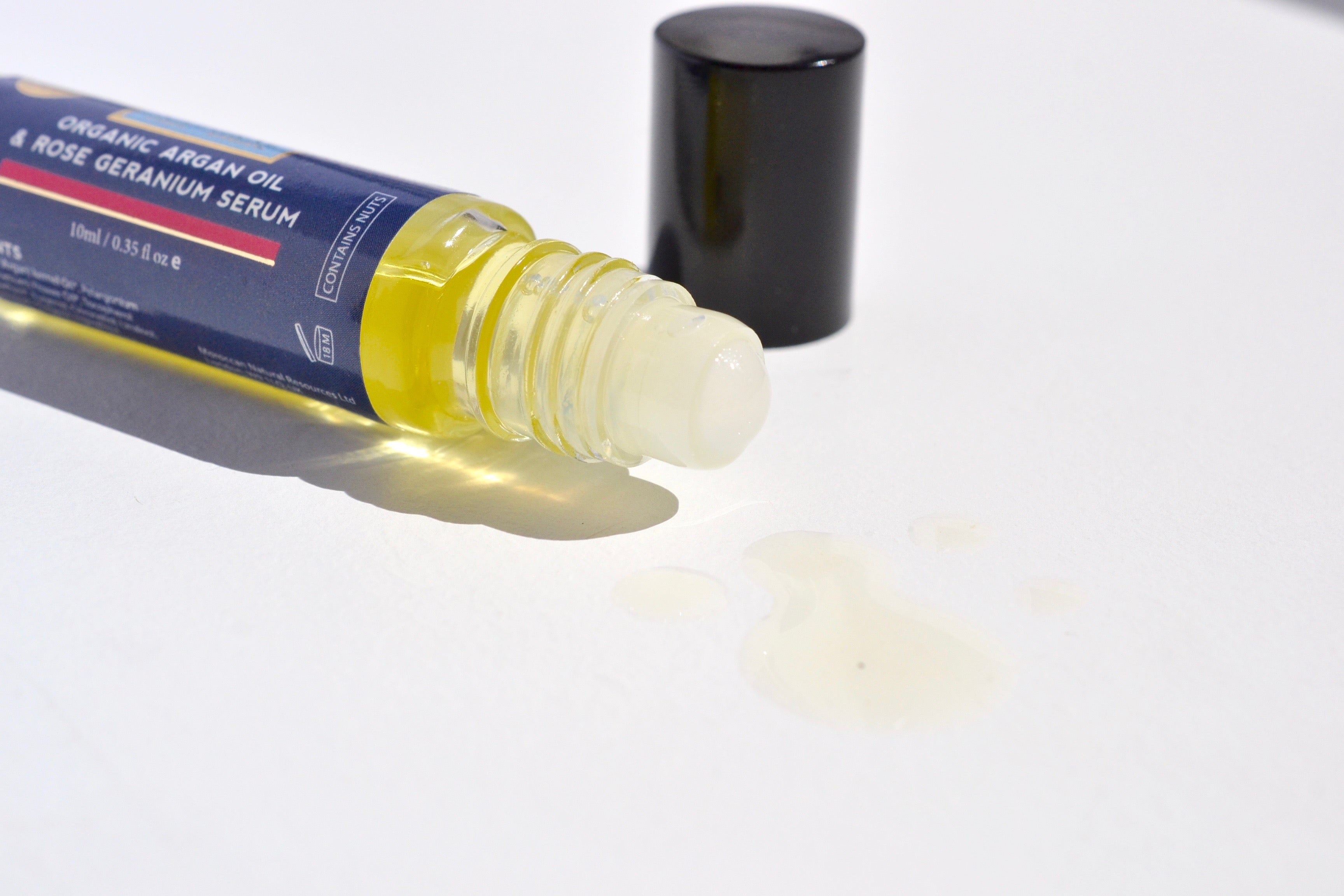 Manatude Organic Argan Rose Geranium serum roller 10 ml