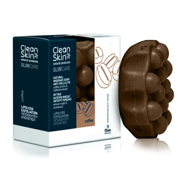 Cleanskin massagzeep koffie 100g tegen cellulite