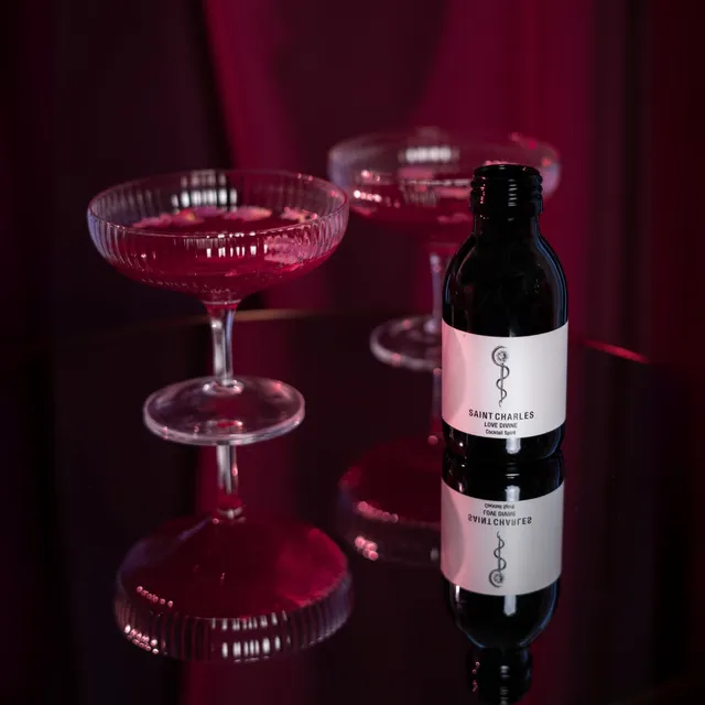 Saint Charles Love Divine Spirit Cocktail hibiscus