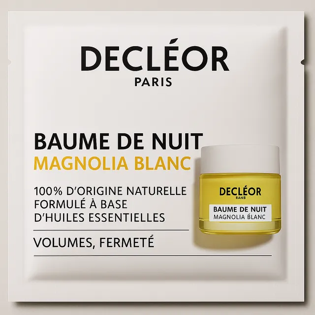 Decléor White Magnolia Night Balm nachtbalsem sample verstevigend