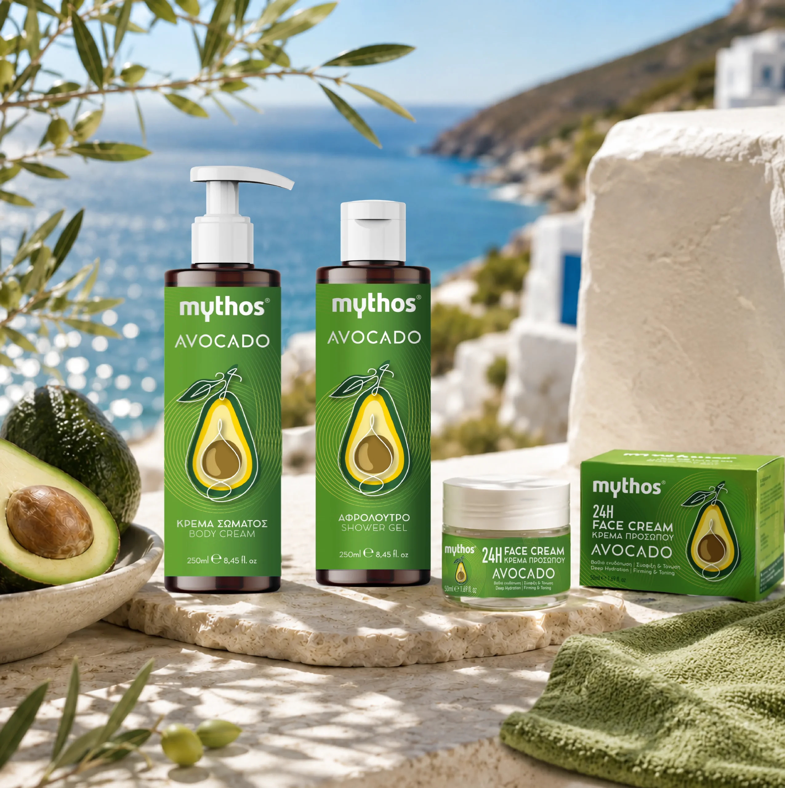 Mythos Avocado Douchegel 250 ml met Aloë Vera
