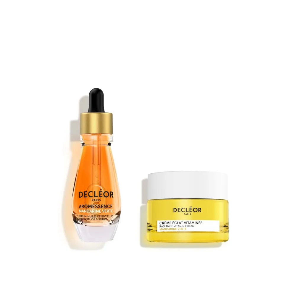 Decléor Green Mandarin radiance duo set vitamine