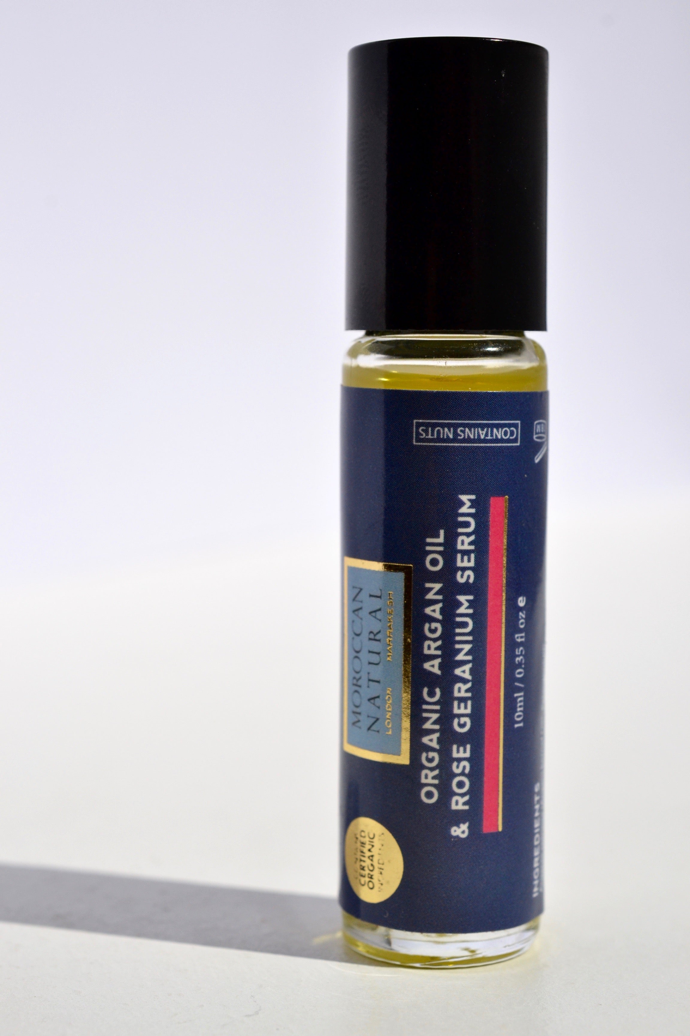Manatude Organic Argan Rose Geranium serum roller 10 ml