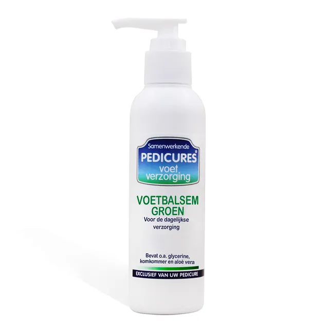 Samenwerkende Pedicures Voetbalsem Groen 150 ml Aloë Vera