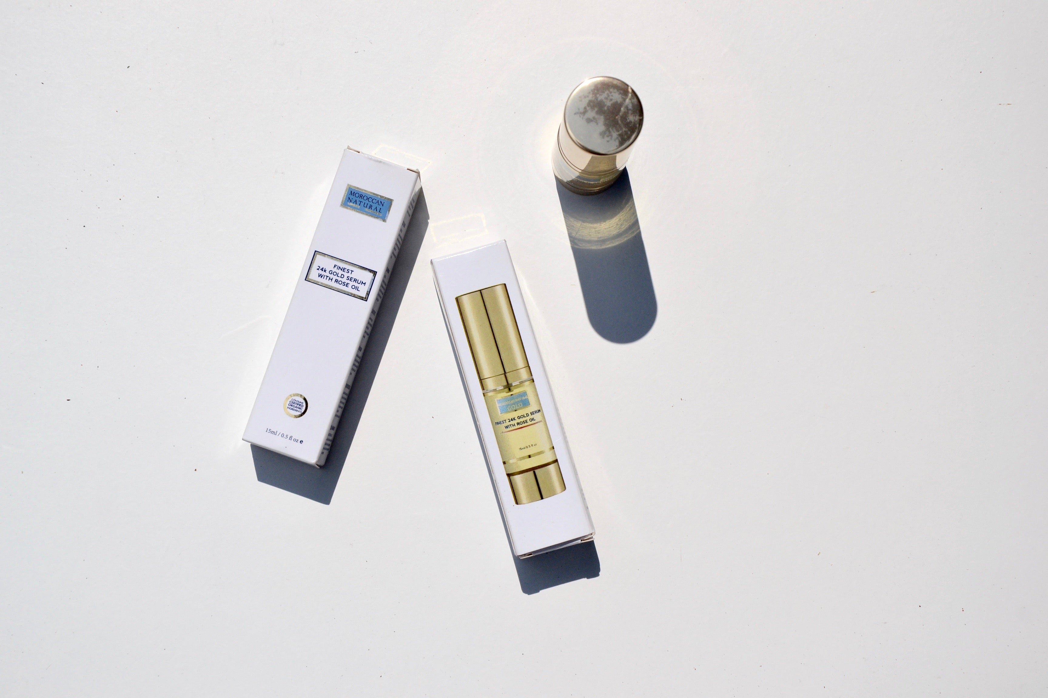 Manatude 24K Gold gezichtsserum 15ml met rozenolie