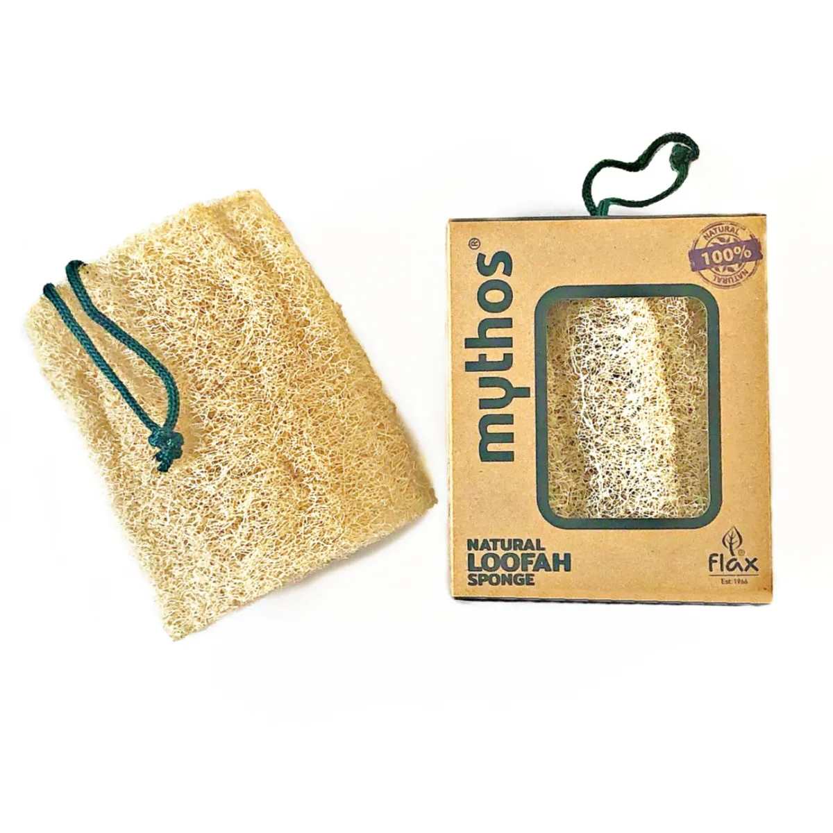 Lifoplus luffaspons onbewerkt met koord eco gift